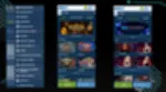 Aperçu du casino en ligne dans l'application mobile 1xBet
